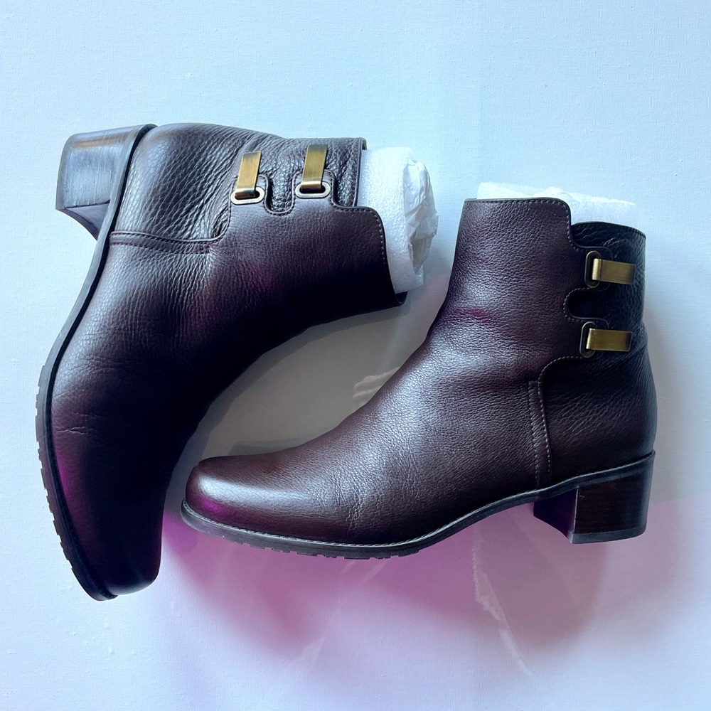 Stuart Weitzman Leather Booties - Picture 4 of 8